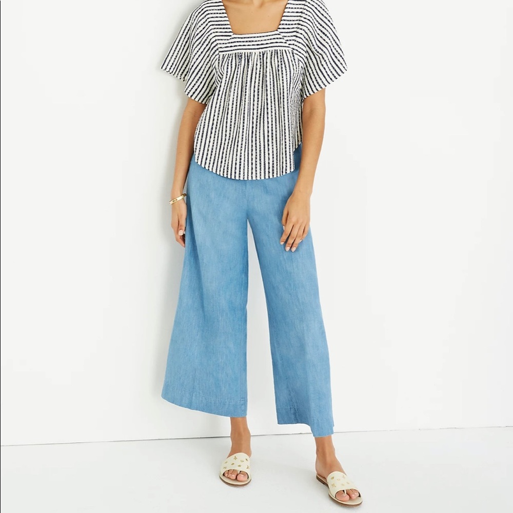 Vintage 💙FREE PEOPLE WIDE-LEG CROPPED PANT💙